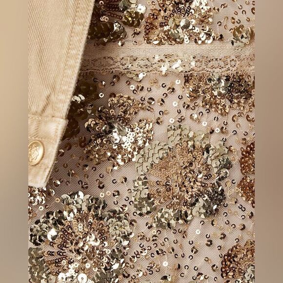 NWT J CREW Collection sequin-embellished slip skirt - Picture 6 of 8